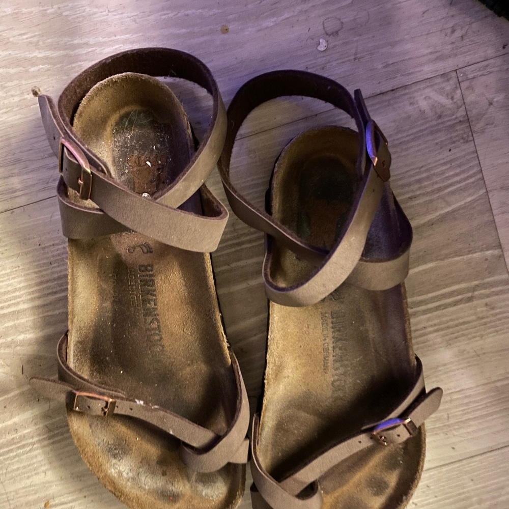 Birkenstock Daloa womens brown sandals